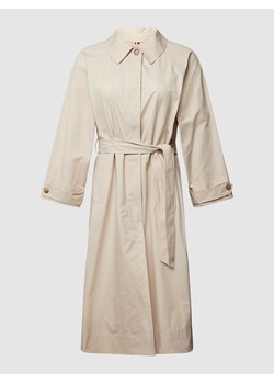 Płaszcz PLUS SIZE z czystej bawełny model ‘PEACHED’ ze sklepu Peek&Cloppenburg  w kategorii Płaszcze damskie - zdjęcie 168330047