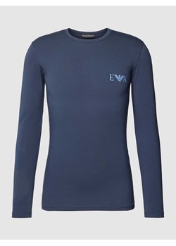 Bluzka z długim rękawem i nadrukiem z logo ze sklepu Peek&Cloppenburg  w kategorii T-shirty męskie - zdjęcie 168330075