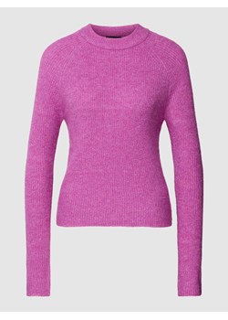 Sweter z dzianiny z raglanowymi rękawami model ‘ELLEN’ ze sklepu Peek&Cloppenburg  w kategorii Swetry damskie - zdjęcie 168330578