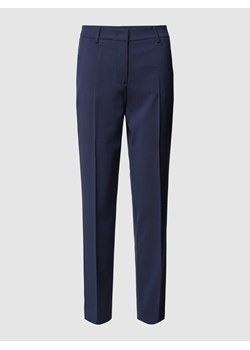 Spodnie materiałowe w kant z wełny lana model ‘CANON’ ze sklepu Peek&Cloppenburg  w kategorii Spodnie damskie - zdjęcie 168330676