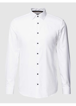 Koszula biznesowa o kroju slim fit z kołnierzykiem typu kent ze sklepu Peek&Cloppenburg  w kategorii Koszule męskie - zdjęcie 168330885