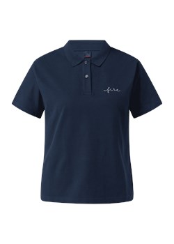 Koszulka polo z dodatkiem streczu model ‘Charlott’ ze sklepu Peek&Cloppenburg  w kategorii Bluzki damskie - zdjęcie 168330915