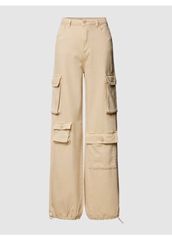 Spodnie cargo z szeroką nogawką model ‘ELIZA-HOPE’ ze sklepu Peek&Cloppenburg  w kategorii Spodnie damskie - zdjęcie 168331537