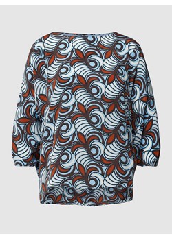 Bluzka jedwabna ze wzorem na całej powierzchni model ‘ADONE’ ze sklepu Peek&Cloppenburg  w kategorii Bluzki damskie - zdjęcie 168331677