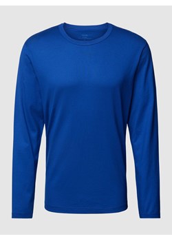 Bluzka z długim rękawem i prążkowanym,okrągłym dekoltem ze sklepu Peek&Cloppenburg  w kategorii T-shirty męskie - zdjęcie 168332059