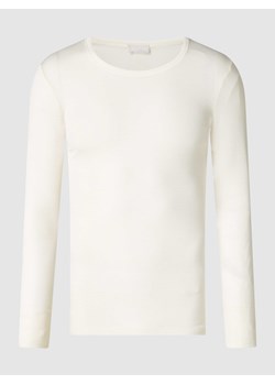 Bluzka z długim rękawem z mieszanki wełny merino i jedwabiu ze sklepu Peek&Cloppenburg  w kategorii T-shirty męskie - zdjęcie 168332106