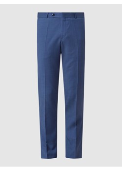 Spodnie do garnituru o kroju slim fit z wełny ze sklepu Peek&Cloppenburg  w kategorii Spodnie męskie - zdjęcie 168332389