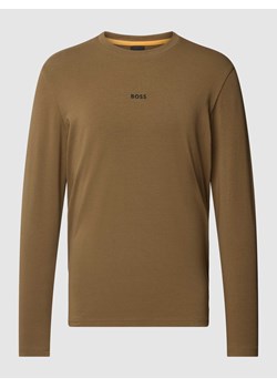 Bluzka z długim rękawem i nadrukiem z logo model ‘Chark’ ze sklepu Peek&Cloppenburg  w kategorii T-shirty męskie - zdjęcie 168332435
