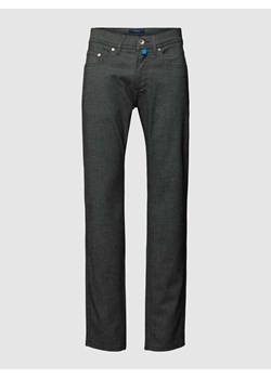 Chinosy o kroju comfort stretch z fakturowanym wzorem model ‘Lyon’ ze sklepu Peek&Cloppenburg  w kategorii Spodnie męskie - zdjęcie 168332598