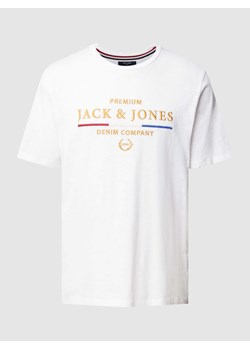 T-shirt z wyhaftowanym logo i motywem model ‘BLUTRAVIS’ ze sklepu Peek&Cloppenburg  w kategorii T-shirty męskie - zdjęcie 168332705