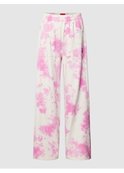 Spodnie z efektem batiku model ‘FABIOLA’ ze sklepu Peek&Cloppenburg  w kategorii Spodnie damskie - zdjęcie 168332989
