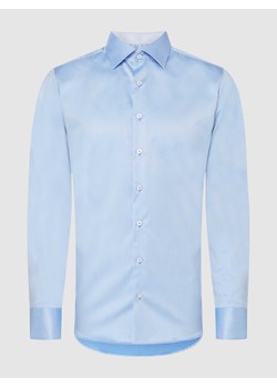 Koszula biznesowa o kroju slim fit z diagonalu ze sklepu Peek&Cloppenburg  w kategorii Koszule męskie - zdjęcie 168333337