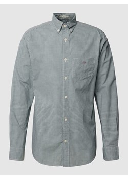 Koszula casualowa o kroju regular fit z wyhaftowanym logo model ‘POPLIN’ ze sklepu Peek&Cloppenburg  w kategorii Koszule męskie - zdjęcie 168333485