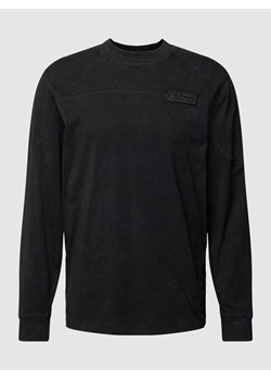 Bluzka z długim rękawem z wyhaftowanym logo ze sklepu Peek&Cloppenburg  w kategorii T-shirty męskie - zdjęcie 168333976
