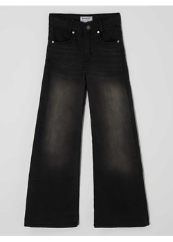Jeansy z szeroką nogawką i dodatkiem streczu ze sklepu Peek&Cloppenburg  w kategorii Spodnie dziewczęce - zdjęcie 168334826