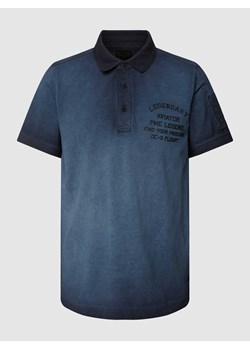 Koszulka polo z czystej bawełny z efektem sprania ze sklepu Peek&Cloppenburg  w kategorii T-shirty męskie - zdjęcie 168334838