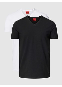T-shirt z nadrukiem z logo w zestawie 2 szt. model ‘HUGO-V’ ze sklepu Peek&Cloppenburg  w kategorii T-shirty męskie - zdjęcie 168335115