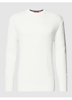 Sweter z dzianiny z fakturowanym wzorem ze sklepu Peek&Cloppenburg  w kategorii Swetry męskie - zdjęcie 168335728