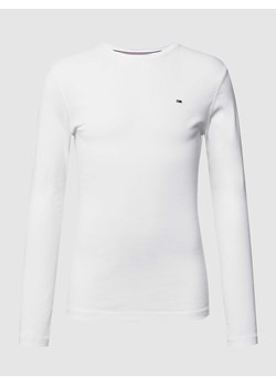 Bluzka z długim rękawem o kroju slim fit z prążkowaną fakturą ze sklepu Peek&Cloppenburg  w kategorii T-shirty męskie - zdjęcie 168336047