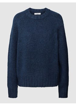 Sweter z dzianiny z mieszanki żywej wełny z okrągłym dekoltem ze sklepu Peek&Cloppenburg  w kategorii Swetry damskie - zdjęcie 168336088