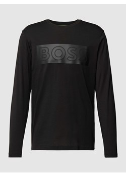Bluzka z długim rękawem i nadrukiem z logo model ‘Togn’ ze sklepu Peek&Cloppenburg  w kategorii T-shirty męskie - zdjęcie 168336175