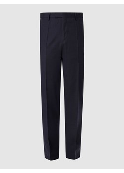 Spodnie do garnituru o kroju slim fit z żywej wełny model ‘Massa’ ze sklepu Peek&Cloppenburg  w kategorii Spodnie męskie - zdjęcie 168336295