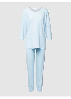 Piżama z bawełny model ‘Emelie’ ze sklepu Peek&Cloppenburg  w kategorii Piżamy damskie - zdjęcie 168336389