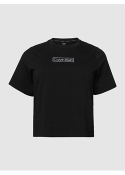 T-shirt z wyhaftowanym logo ze sklepu Peek&Cloppenburg  w kategorii Bluzki damskie - zdjęcie 168336467
