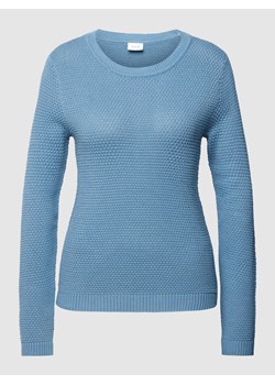Sweter z dzianiny z okrągłym dekoltem model ‘Viril’ ze sklepu Peek&Cloppenburg  w kategorii Swetry damskie - zdjęcie 168336638