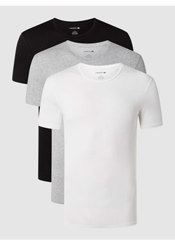 T-shirt o kroju slim fit z bawełny w zestawie 3 szt. ze sklepu Peek&Cloppenburg  w kategorii Podkoszulki męskie - zdjęcie 168336687