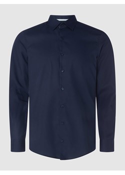 Koszula biznesowa o kroju Slim Fit z bawełny ze sklepu Peek&Cloppenburg  w kategorii Koszule męskie - zdjęcie 168336856