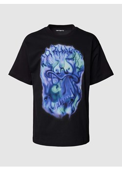 T-shirt z bawełny z nadrukiem z motywem ze sklepu Peek&Cloppenburg  w kategorii T-shirty męskie - zdjęcie 168337145