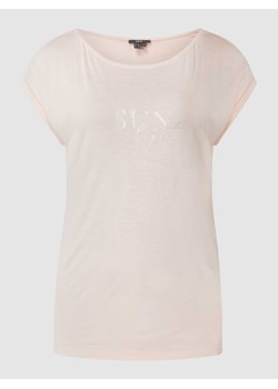 T-shirt z nadrukowanym napisem ze sklepu Peek&Cloppenburg  w kategorii Bluzki damskie - zdjęcie 168337626
