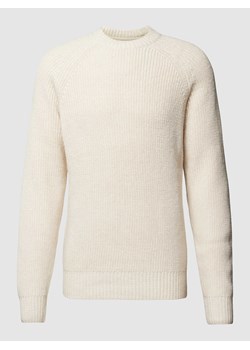 Sweter z dzianiny z efektem melanżu ze sklepu Peek&Cloppenburg  w kategorii Swetry męskie - zdjęcie 168337765