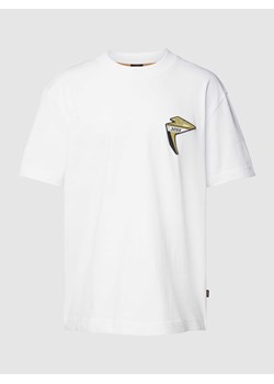 T-shirt z detalem z motywem ze sklepu Peek&Cloppenburg  w kategorii T-shirty męskie - zdjęcie 168337849