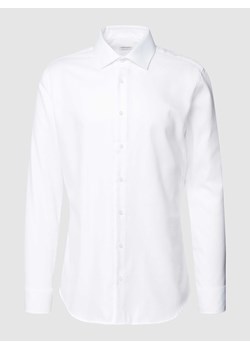 Koszula biznesowa o kroju slim fit z kołnierzykiem typu kent ze sklepu Peek&Cloppenburg  w kategorii Koszule męskie - zdjęcie 168338195