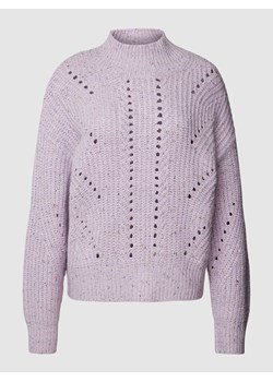 Sweter z dzianiny z ażurowym wzorem ze sklepu Peek&Cloppenburg  w kategorii Swetry damskie - zdjęcie 168339376