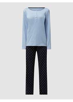 Piżama o kroju modern fit z bawełny supima model ‘Night Lovers’ ze sklepu Peek&Cloppenburg  w kategorii Piżamy damskie - zdjęcie 168339838