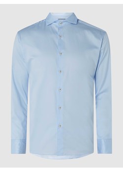 Koszula biznesowa o kroju regular fit z diagonalu ze sklepu Peek&Cloppenburg  w kategorii Koszule męskie - zdjęcie 168340005