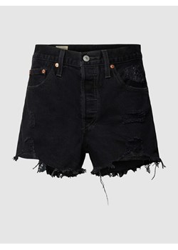 Szorty jeansowe z efektem znoszenia model ‘501 ORIGINAL’ ze sklepu Peek&Cloppenburg  w kategorii Szorty - zdjęcie 168340146