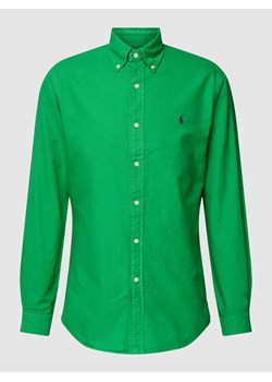 Koszula casualowa o kroju custom fit z kołnierzykiem typu button down ze sklepu Peek&Cloppenburg  w kategorii Koszule męskie - zdjęcie 168340169