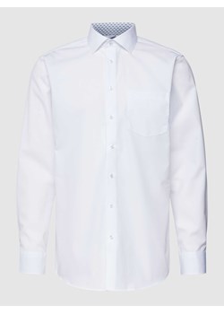 Koszula biznesowa o kroju regular fit z nakładaną kieszenią na piersi ze sklepu Peek&Cloppenburg  w kategorii Koszule męskie - zdjęcie 168340266