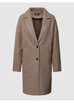 Płaszcz z zapięciem na guzik model ‘ONLCARRIE’ ze sklepu Peek&Cloppenburg  w kategorii Płaszcze damskie - zdjęcie 168340485
