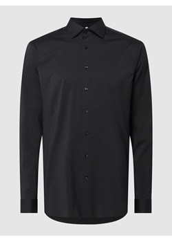 Koszula biznesowa o kroju slim fit z diagonalu — z regulacją wilgoci ze sklepu Peek&Cloppenburg  w kategorii Koszule męskie - zdjęcie 168340879