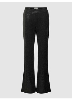 Spodnie materiałowe z cekinowym obszyciem model ‘LOANE’ ze sklepu Peek&Cloppenburg  w kategorii Spodnie damskie - zdjęcie 168340976