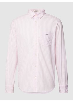 Koszula casualowa o kroju regular fit ze wzorem w paski model ‘POPLIN’ ze sklepu Peek&Cloppenburg  w kategorii Koszule męskie - zdjęcie 168341096
