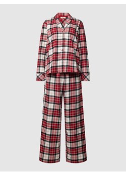 Piżama ze wzorem w kratę glencheck ze sklepu Peek&Cloppenburg  w kategorii Piżamy damskie - zdjęcie 168341385
