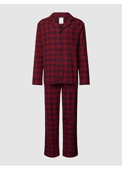 Piżama ze wzorem w kratę ze sklepu Peek&Cloppenburg  w kategorii Piżamy męskie - zdjęcie 168341415
