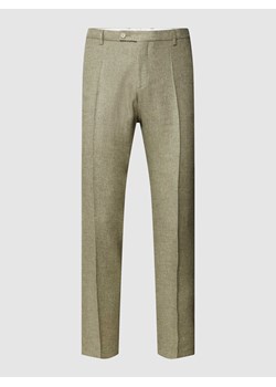 Chinosy o kroju slim fit z fakturowanym wzorem model ‘Paco’ ze sklepu Peek&Cloppenburg  w kategorii Spodnie męskie - zdjęcie 168341496