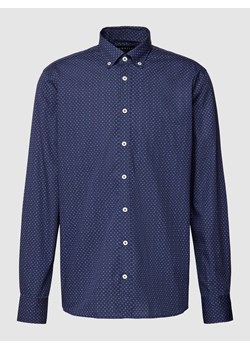 Koszula casualowa o kroju regular fit ze wzorem na całej powierzchni ze sklepu Peek&Cloppenburg  w kategorii Koszule męskie - zdjęcie 168341568
